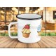 Tasse expresso métal émaillé Muffin