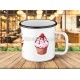 Tasse expresso métal émaillé Muffin