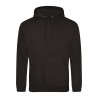 Sweat Noir à capuche Mixte Personnalisable