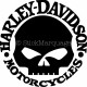 Sticker Moto Harley-Davidson Skull