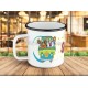 Tasse à café Scooby Doo en métal émaillé