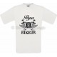 Tee-shirt blanc Papa Biker