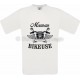 T-shirt blanc Maman Bikeuse