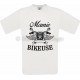 T-shirt blanc Mamie Bikeuse