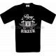 T-shirt noir Papy Biker
