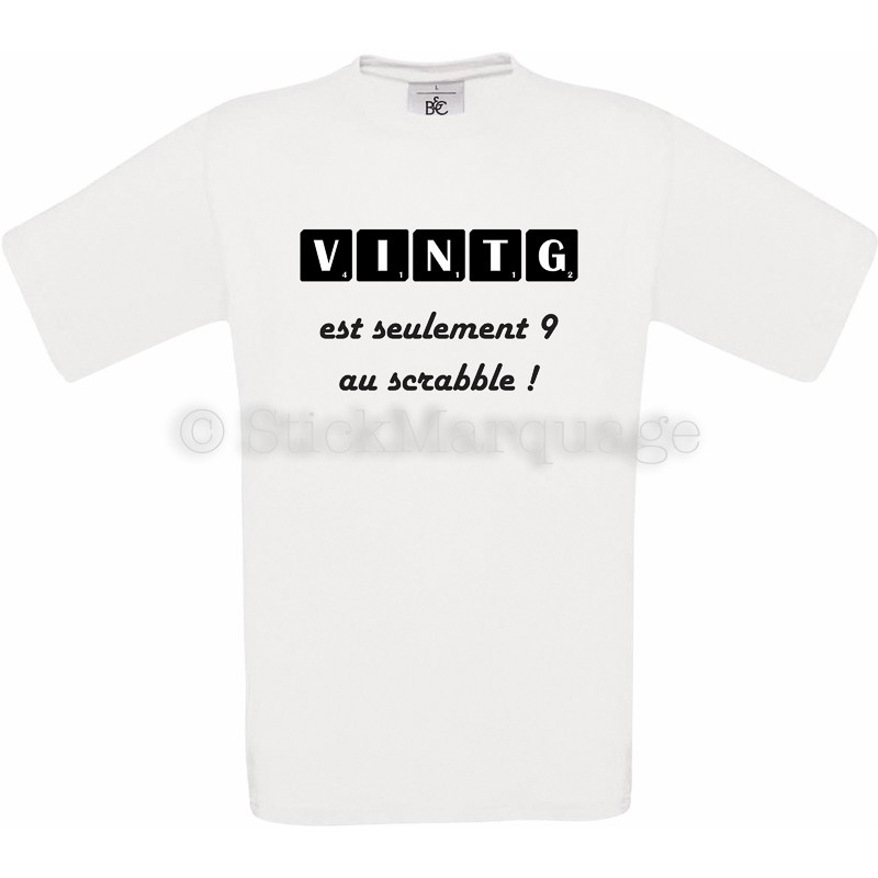 Tee-Shirt Anniversaire 20 ans Homme