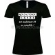 Tee-shirt F noir 80ème Anniversaire Scrabble