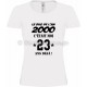Tee-shirt Blanc Le Bug de l'An 2000 23ème Anniversaire