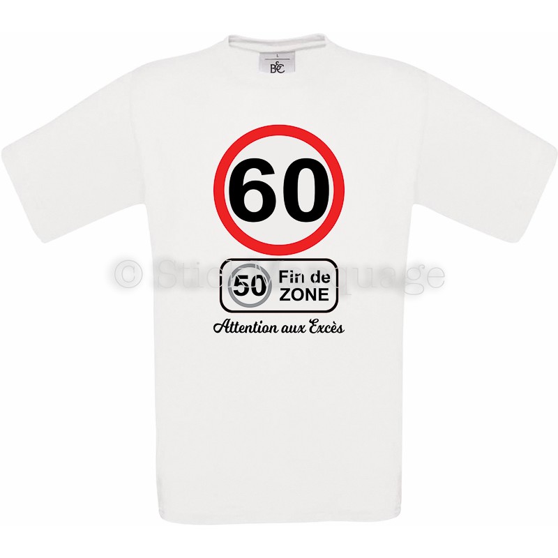 Anniversaire 60 ans : citation anniversaire 60 ans T-shirt Homme